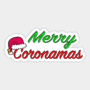 merry coronamas Sticker